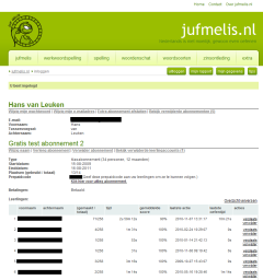 Uw profielgegevens zie je bij mijn gegevens
